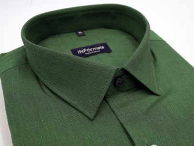 Jamus Forest Green Plain Shirt