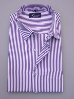 Primary Violet Purple stripe shirt