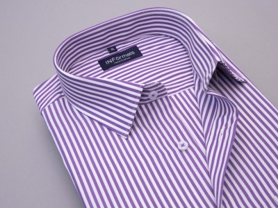 Primary Violet Purple stripe shirt