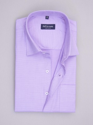 Royal lavender dobby shirt