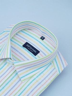The Rainbow Lines Multicolor Stripe Shirt