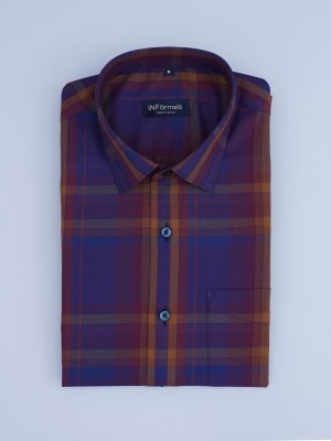 Imperial Blue Ember Checks Shirt